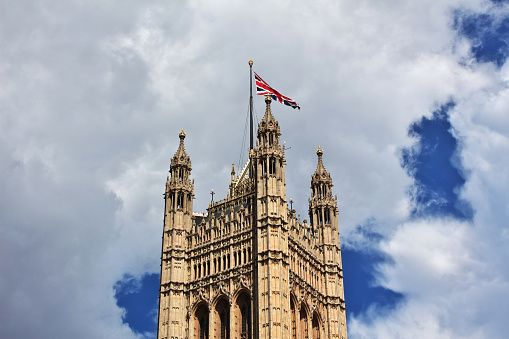 The building of British Parliament in London city, UK