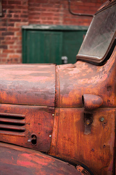 istock Old vintage rusty truck details 180710834