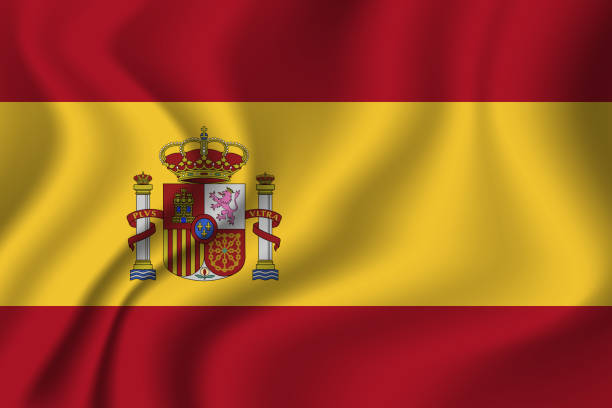 istock Flag of Spain. National symbol in official colors. Template icon. Abstract vector background 1807110377