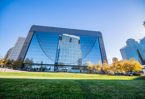 the old Federal Reserve Bank Building now USCIS Minneapolis Field Office in Minneapolis, Minnesota