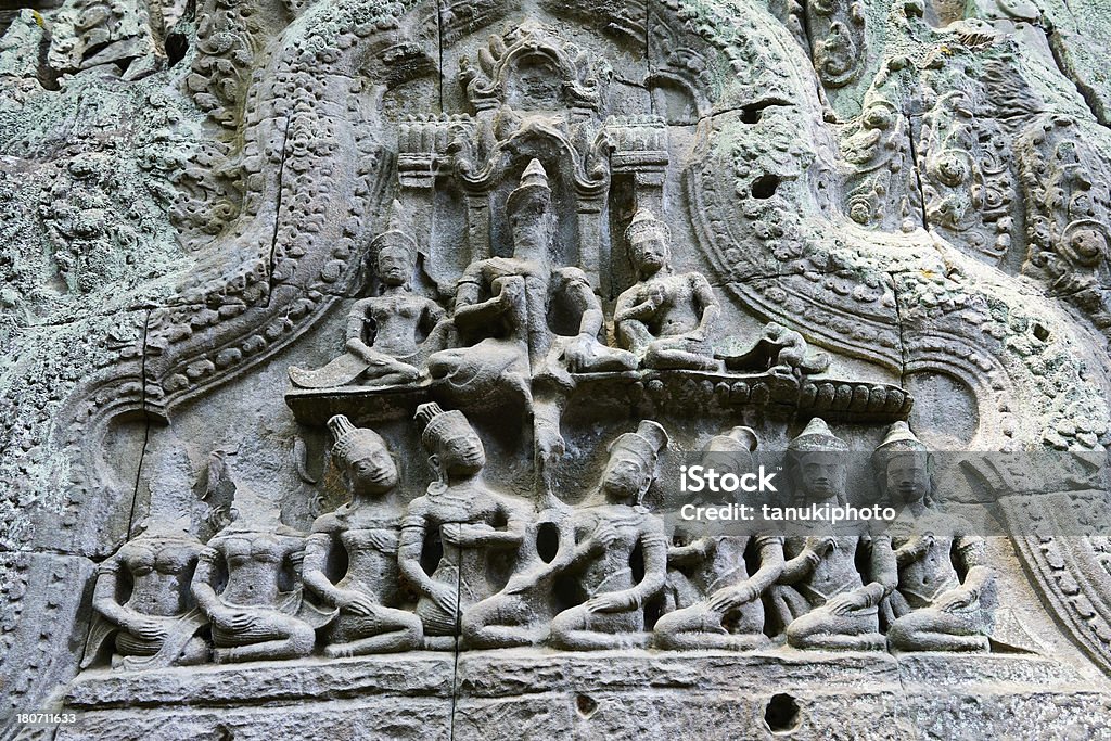 Esculturas budista - Foto de stock de Angkor royalty-free