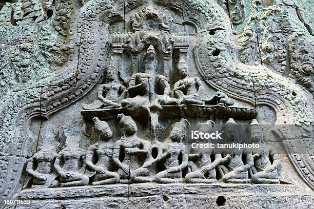 Foto de Esculturas Budista e mais fotos de stock de Angkor - Angkor, Anos 1100, Arcaico