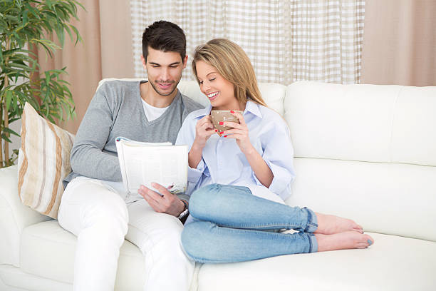 istock Couple at home. 180711648