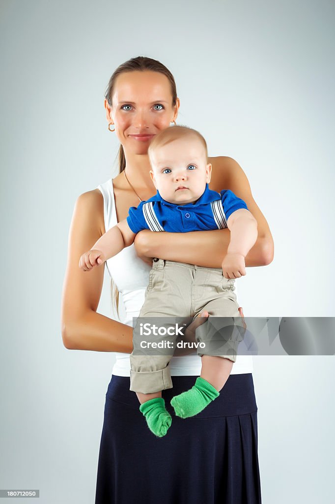 Madre e figlio - Foto stock royalty-free di 6-11 Mesi