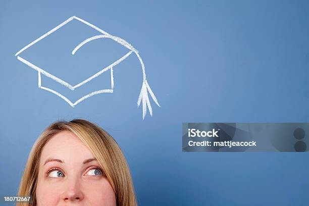 University Graduate Stock Photo - Download Image Now - Graduation, University, Blue