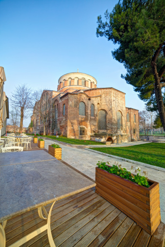 Hagia Irene (or Hagia Eirene) is a Greek Orthodox church is located next to Topkapi Palace entrance