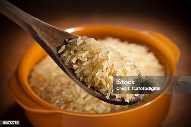 Arroz Integral - Fotografias de stock e mais imagens de Arroz Integral - Arroz Integral, Alimentação Saudável, Arroz - Alimento Básico