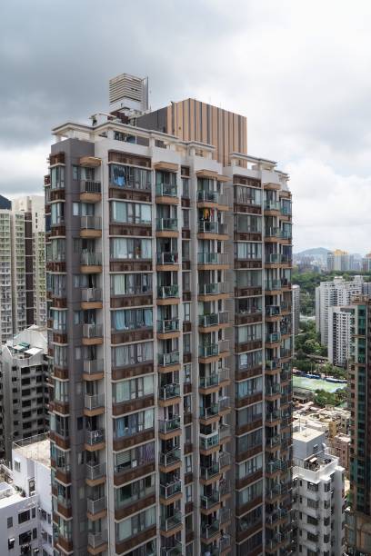 istock Residential building in Hong Kong 1807135784