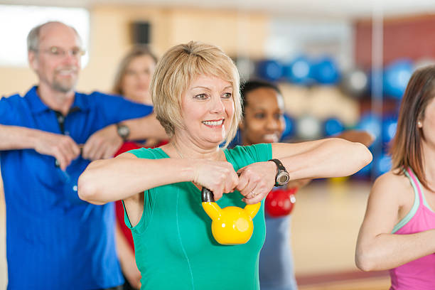 istock Diverse Fitness Class 180713606