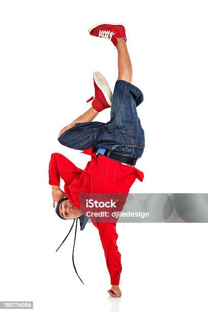 Dançarino De Hiphop - Fotografias de stock e mais imagens de Bailarino - Bailarino, Dança Break, Fazer o pino
