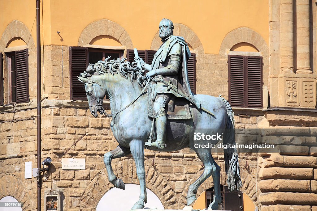 Estatua de Cosimo l - Foto de stock de Aire libre libre de derechos