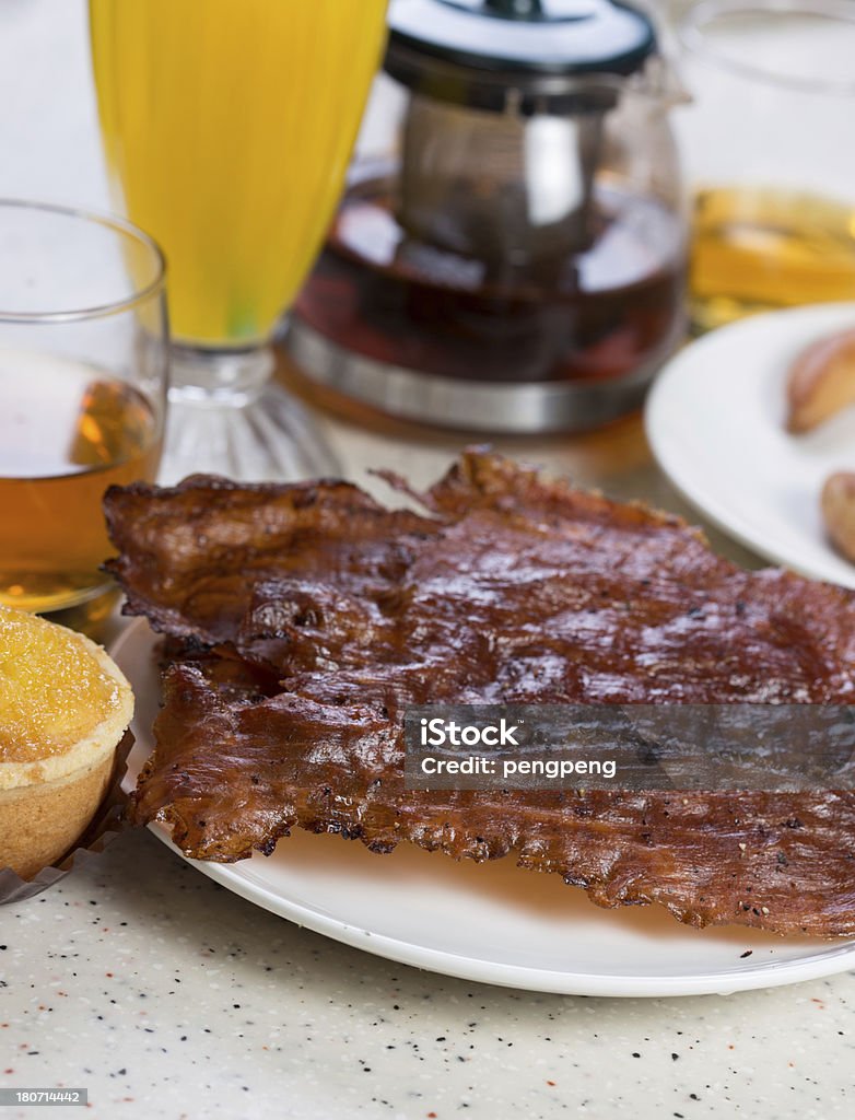 Carne de Porco espasmódicos - Royalty-free Bolo - Sobremesa Foto de stock