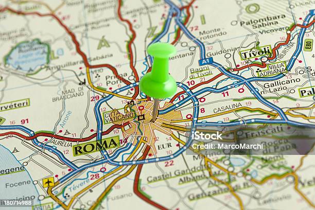 Rome Stock Photo - Download Image Now - Cartography, Full Frame, Horizontal