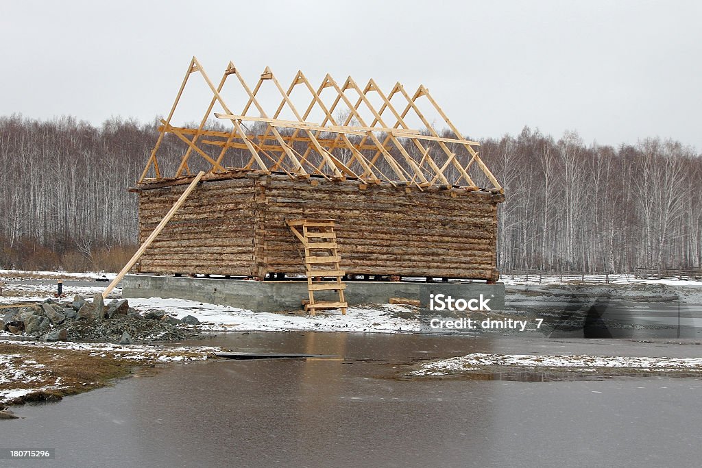 Maison en bois - Photo de Bois coupé libre de droits