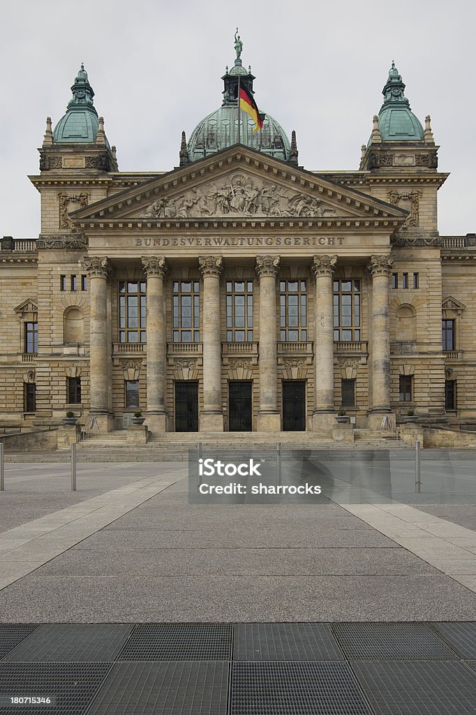 Diritto amministrativo tribunale federale tedesca - Foto stock royalty-free di Bandiera della Germania