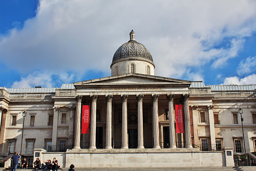 Liverpool, UK - May 17 2018: Walker Art Gallery at William Brown Street in Liverpool City centre, one of the largest art collections in England dates from 1819