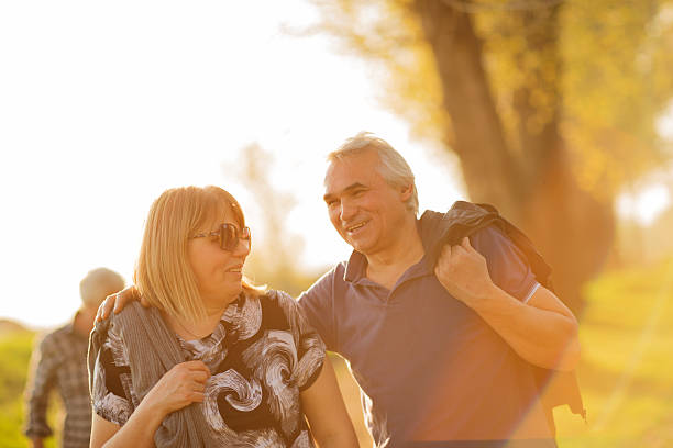 istock Seniors walking outdoors 180715500