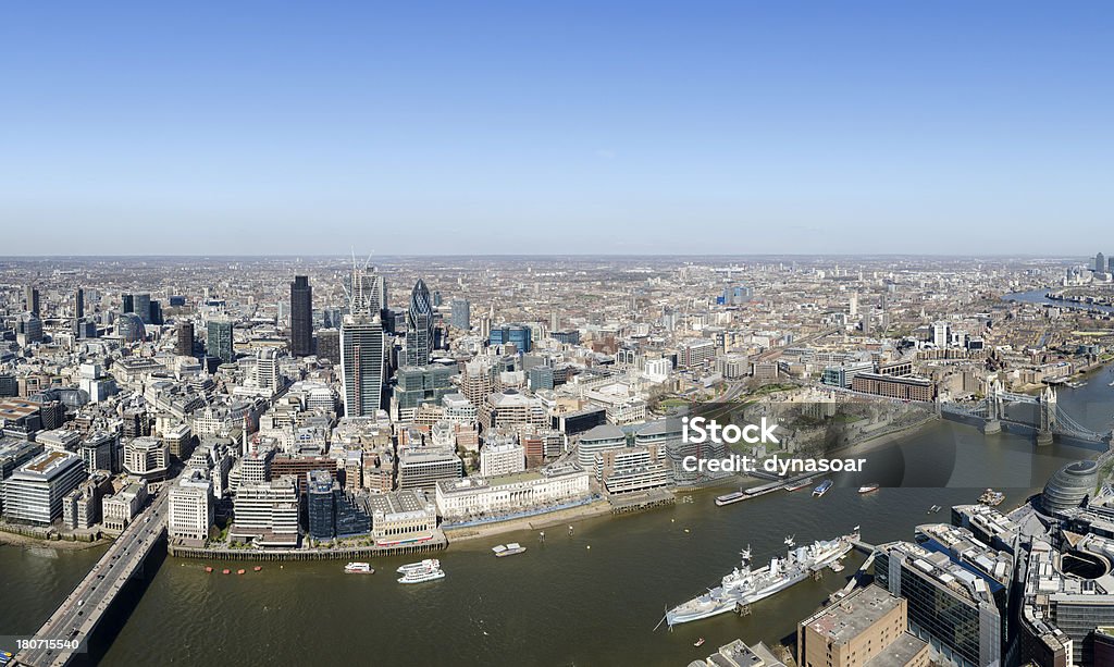Espectacular vista aérea del centro de Londres - Foto de stock de Londres - Inglaterra libre de derechos