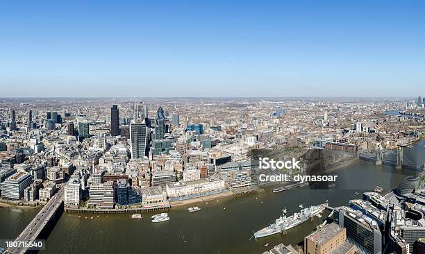 Espectacular Vista Aérea Del Centro De Londres Foto de stock y más banco de imágenes de Londres - Inglaterra - Londres - Inglaterra, Stratford - Londres, Panorama urbano