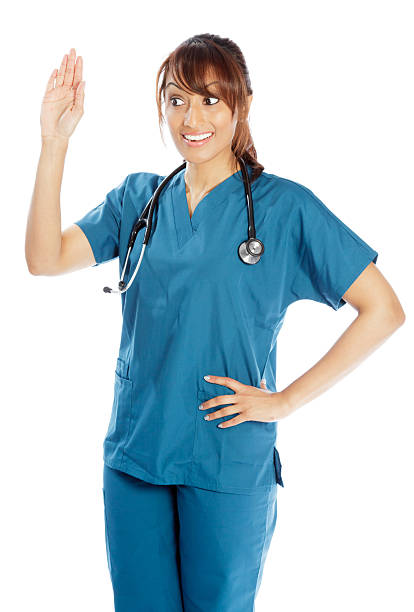 istock Indian doctor white background 180715781