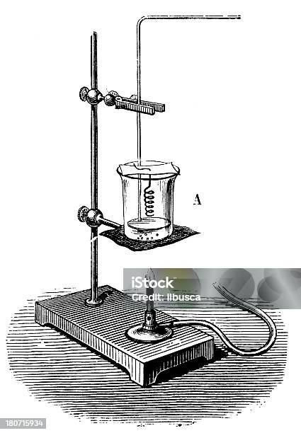 Vetores de Antigo Química E Da Física Experiências Científicas e mais imagens de Antigo