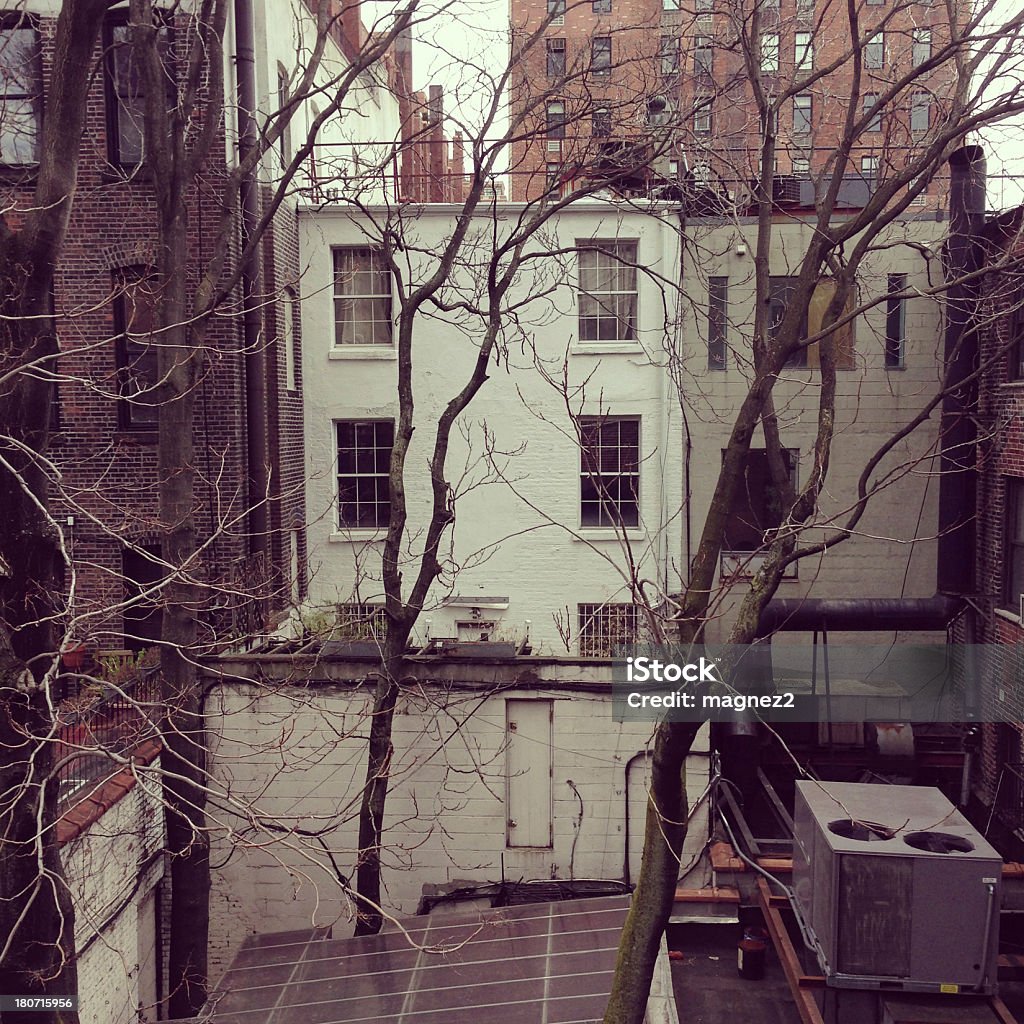 Immeubles d'appartements, New York City - Photo de Jardin de la maison libre de droits