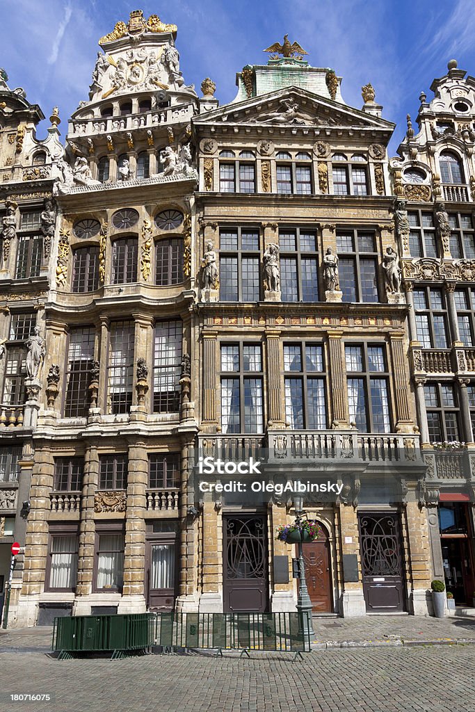 Grand Place (Grote Markt), Brukseli. - Zbiór zdjęć royalty-free (Architektura)