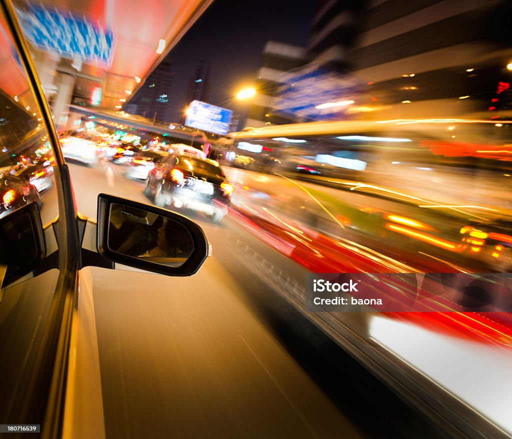 Nacht Verkehr - Lizenzfrei Aktivitäten und Sport Stock-Foto