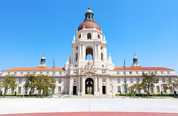 Pasadena City Hall stock photo