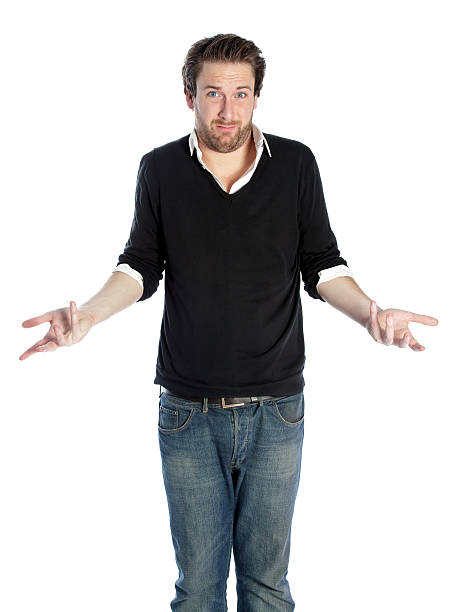 istock Attractive man wearing casual clothes isolated on a white background 180717303