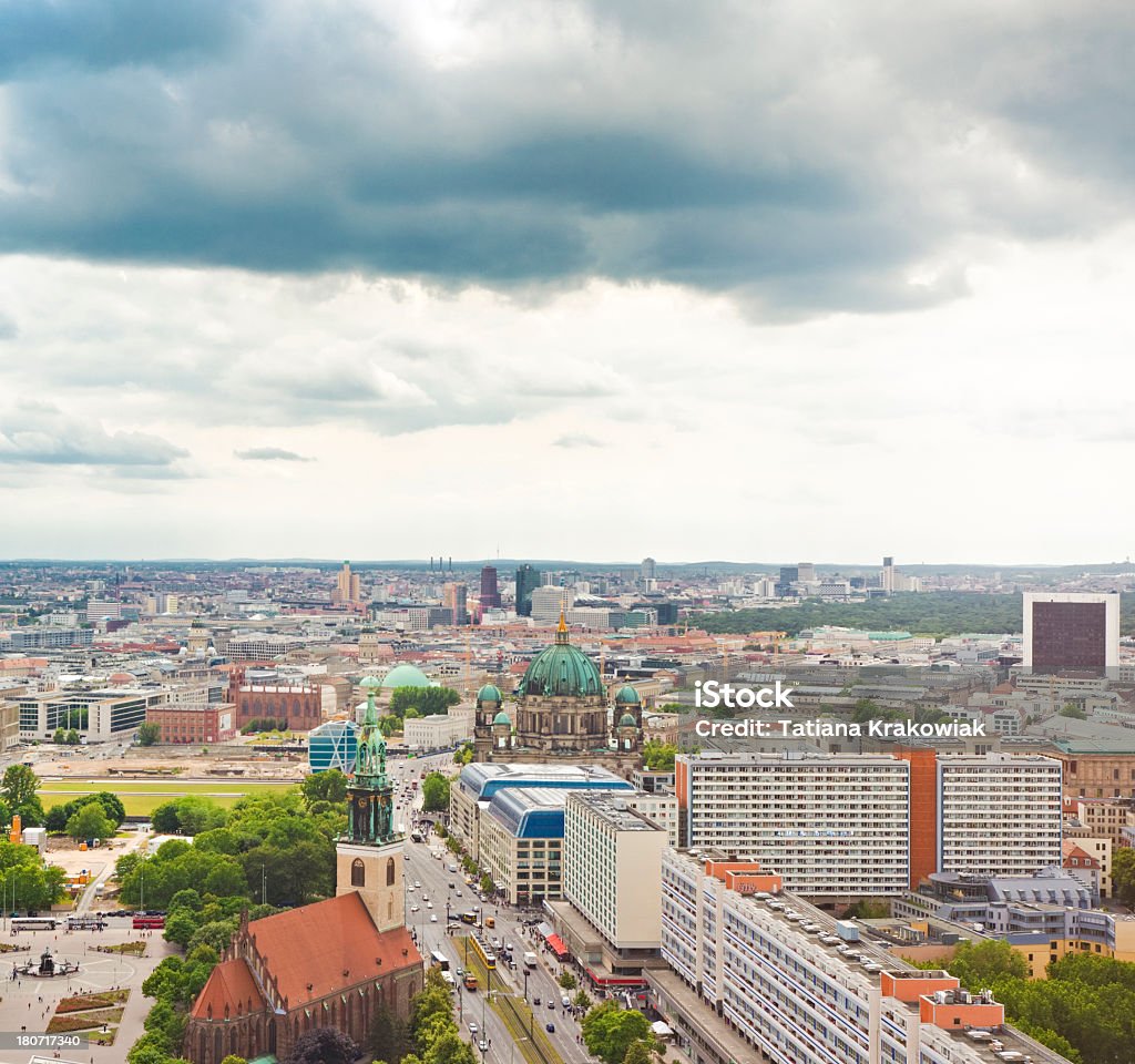 Skyline of Berlin, Germany Skyline of Berlin, Germany. Aerial View Stock Photo