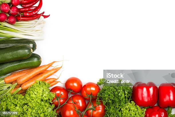 Frisches Gemüse Frame Stockfoto und mehr Bilder von Abnehmen - Abnehmen, Blatt - Pflanzenbestandteile, Bunt - Farbton