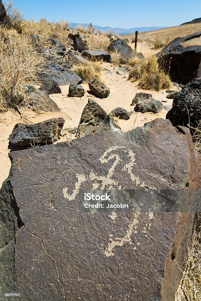 Petroglyph Nationalmonument - Lizenzfrei Albuquerque Stock-Foto