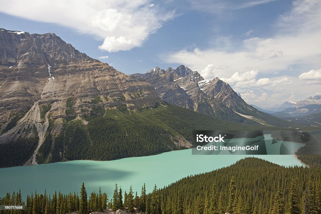Озеро Пейто в Альберте - Стоковые фото Айсфилд Парквей роялти-фри