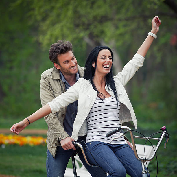istock Couple in the park 180718659
