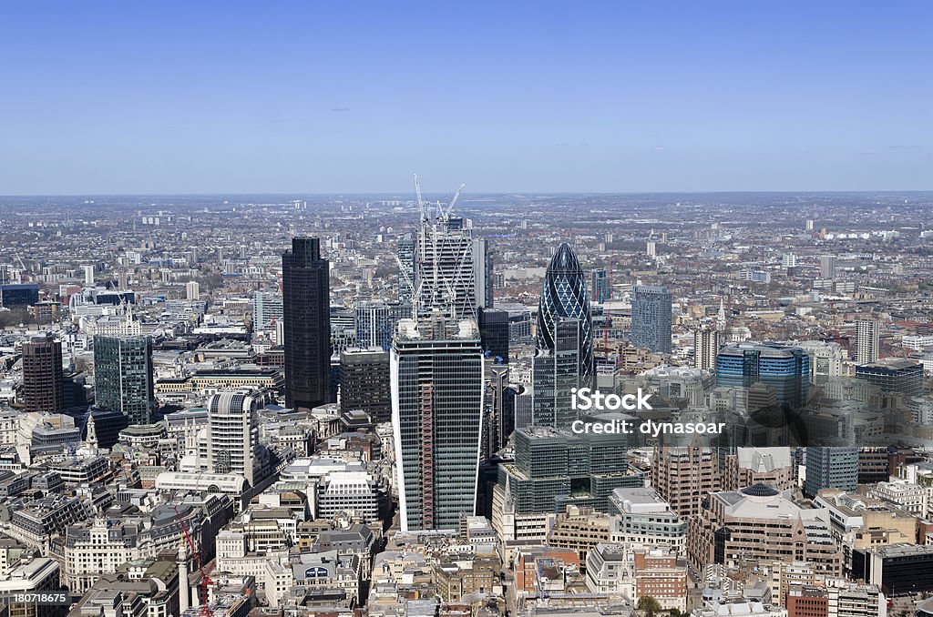 Лондонский Сити небоскребы - Стоковые фото Англия роялти-фри