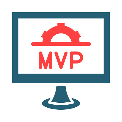 Minimum Viable Product Vector Glyph Two Color Icon For Personal And Commercial Use.