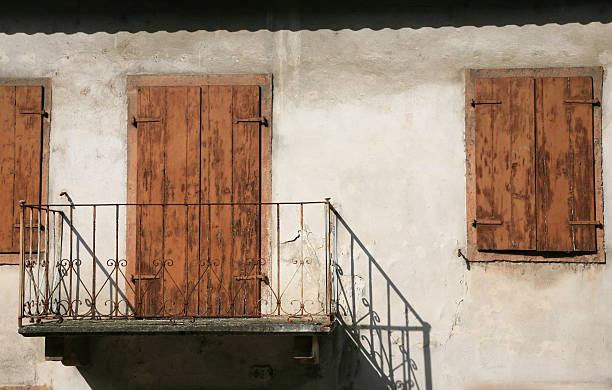 istock Old balcony in Italy 180718765