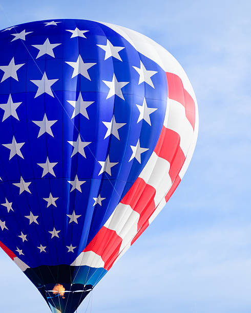 istock American Flag Hot Air Balloon 180718840