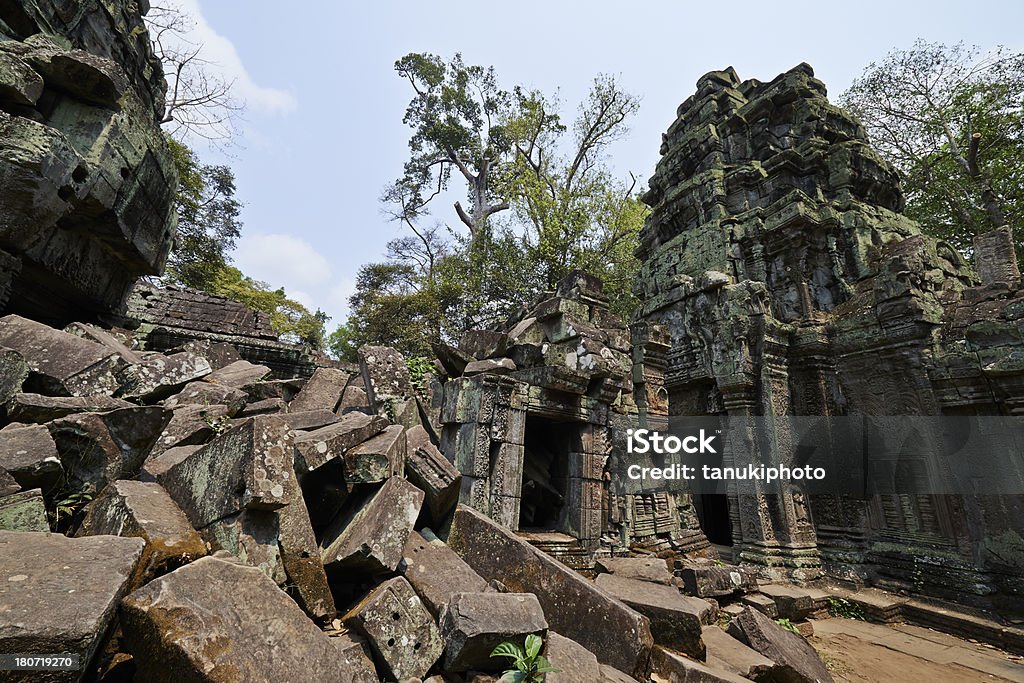 Świątynia Ta Prohm - Zbiór zdjęć royalty-free (Angkor)