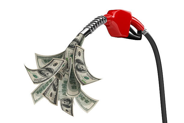 combustible y aceite - gasoline fossil fuel dollar sign fuel and power generation fotografías e imágenes de stock