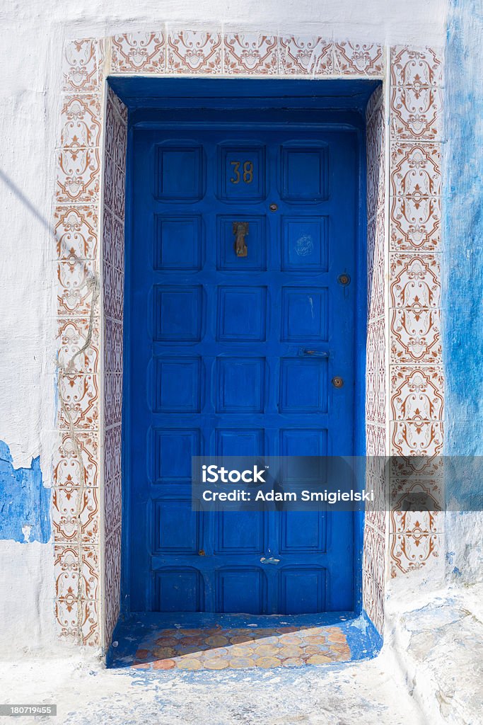 Velha portas marroquina - Foto de stock de Antigo royalty-free