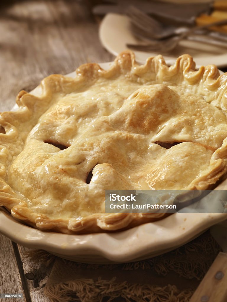 Домашняя Яблочный пирог - Стоковые фото Закусочная роялти-фри