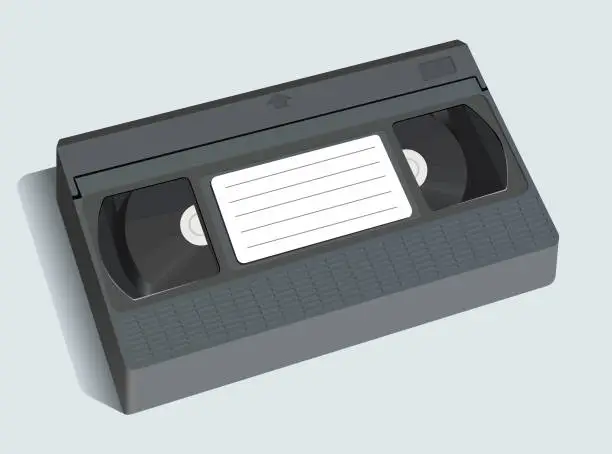 Vector illustration of Videotape