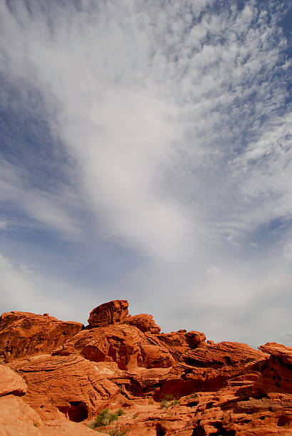 istock Valley of Fire, Nevada. Red Rocks Landscape. Cloudy Sky. 180720248