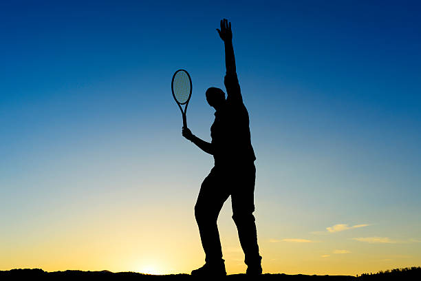 istock tennis silhouette 180720275
