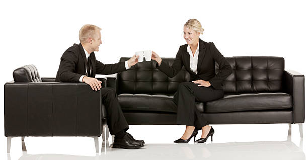 istock Business executives toasting with glasses 180720358