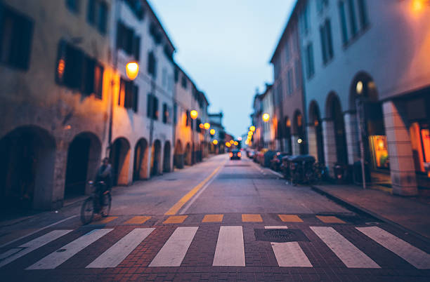 istock Street Scene in Italy at Twilight 180720601