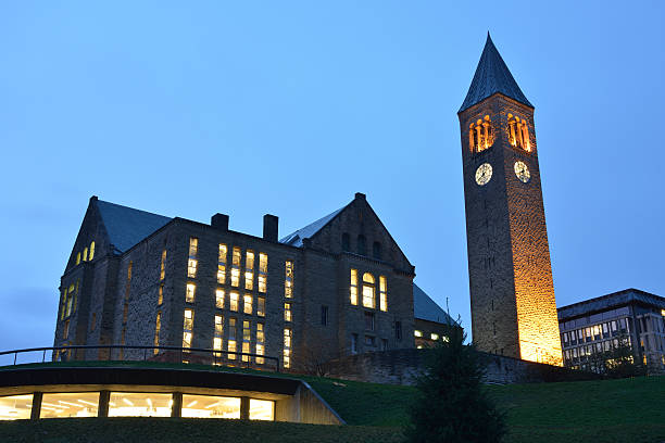 mcgraw tower di cornell university - mcgraw foto e immagini stock