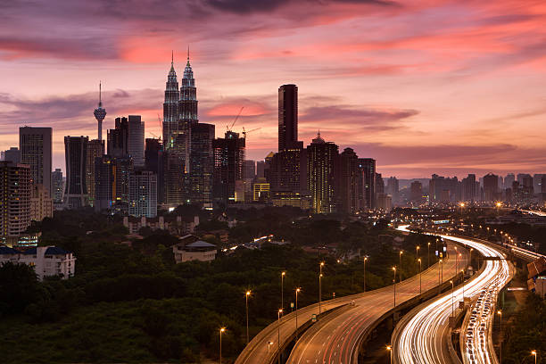 istock City skyline - Kuala Lumpur at dusk 180721200